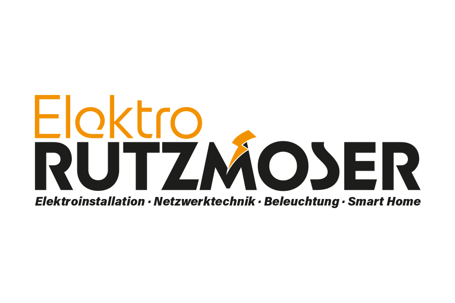 Logo für Elektro Rutzmoser. Elektriker